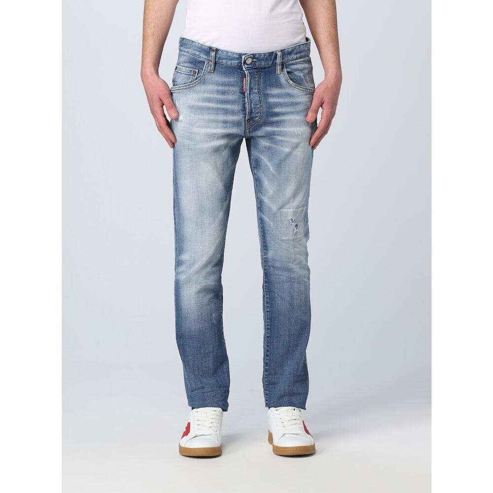 NEW! Dsquared2 Men's Skater Jeans light clean wash blue US 44